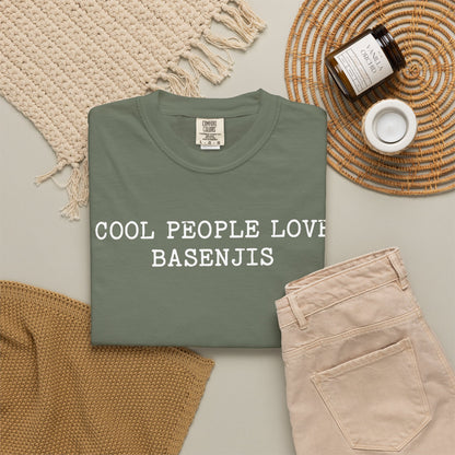 Cool People Love Basenjis Premium Tee