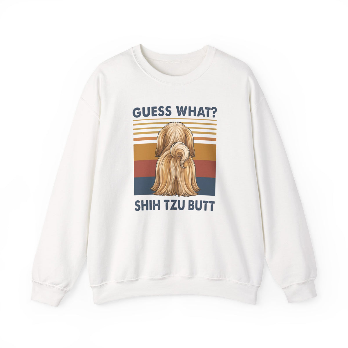 Shih Tzu Guess What Crewneck Sweatshirt