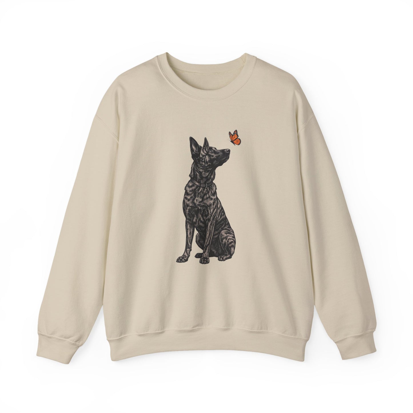 Dutch Shepherd Butterfly Crewneck Sweatshirt