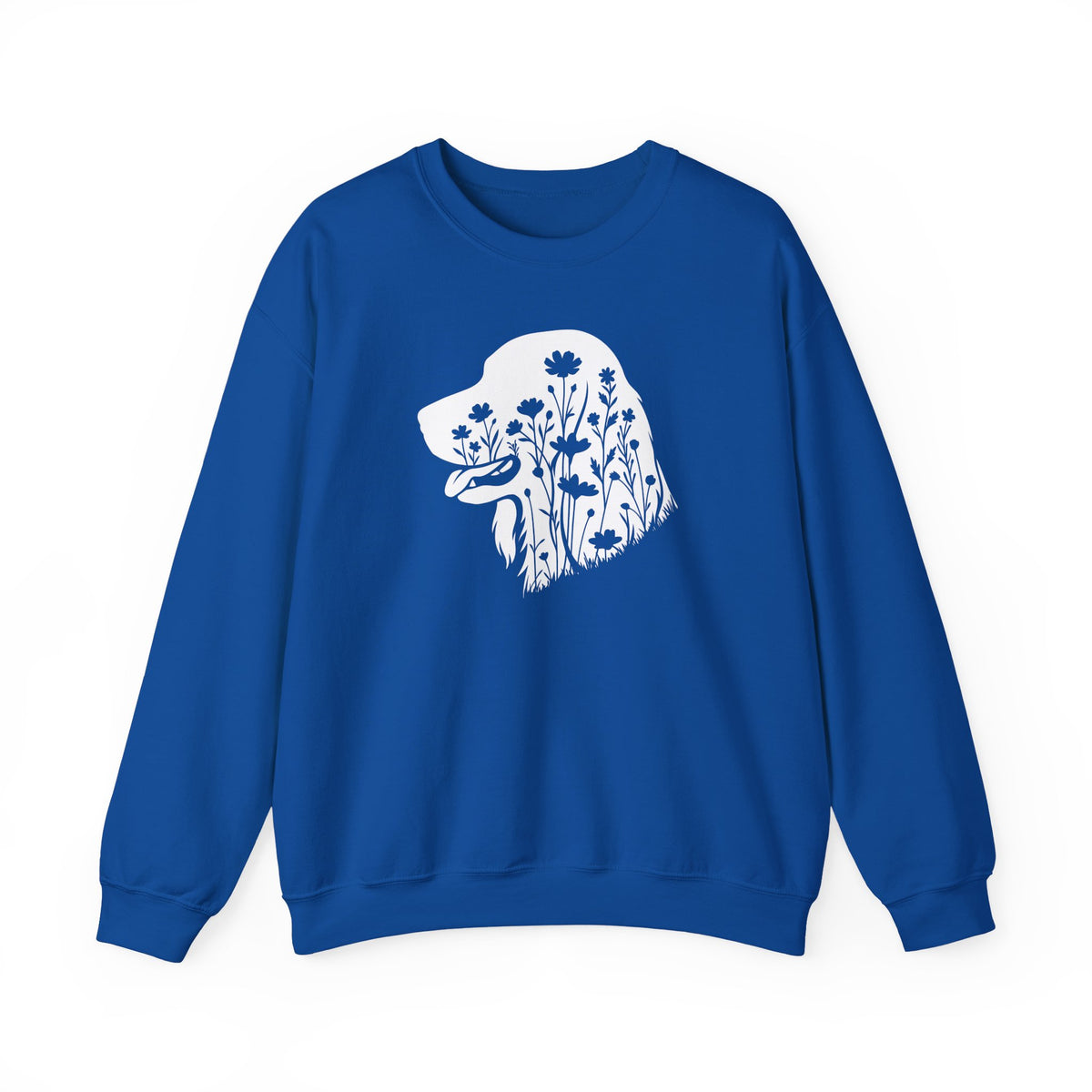 Irish Setter Flowers Crewneck Sweatshirt