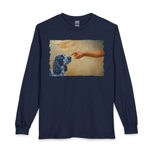 God Creates Blue Roan Cocker Spaniel Long Sleeve