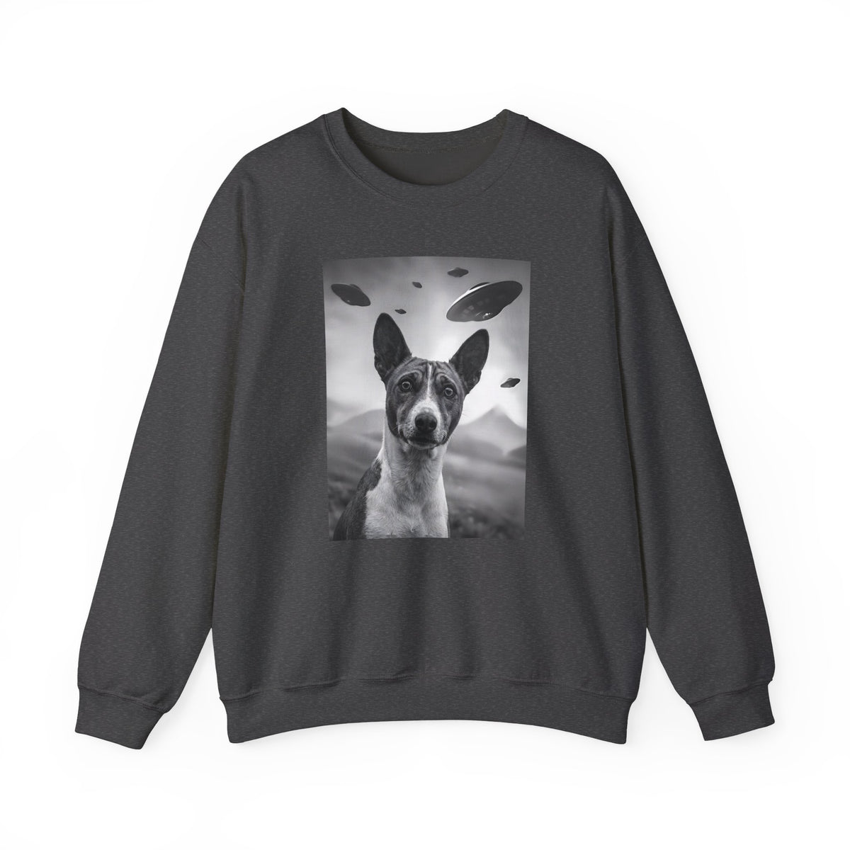 Basenji UFO Crewneck Sweatshirt
