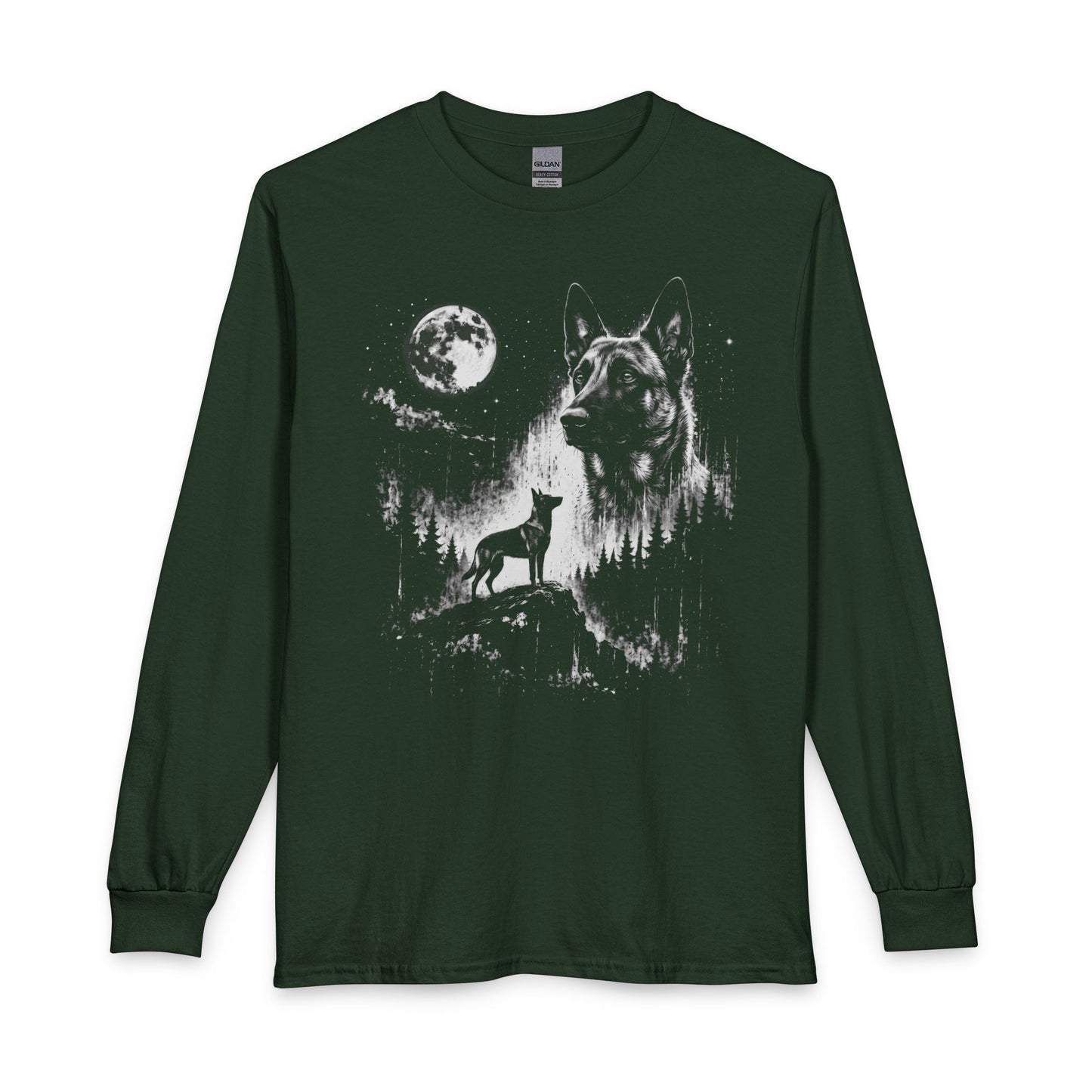 Belgian Malinois Moon Long Sleeve