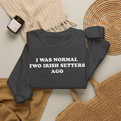 Two Irish Setters Crewneck Sweatshirt