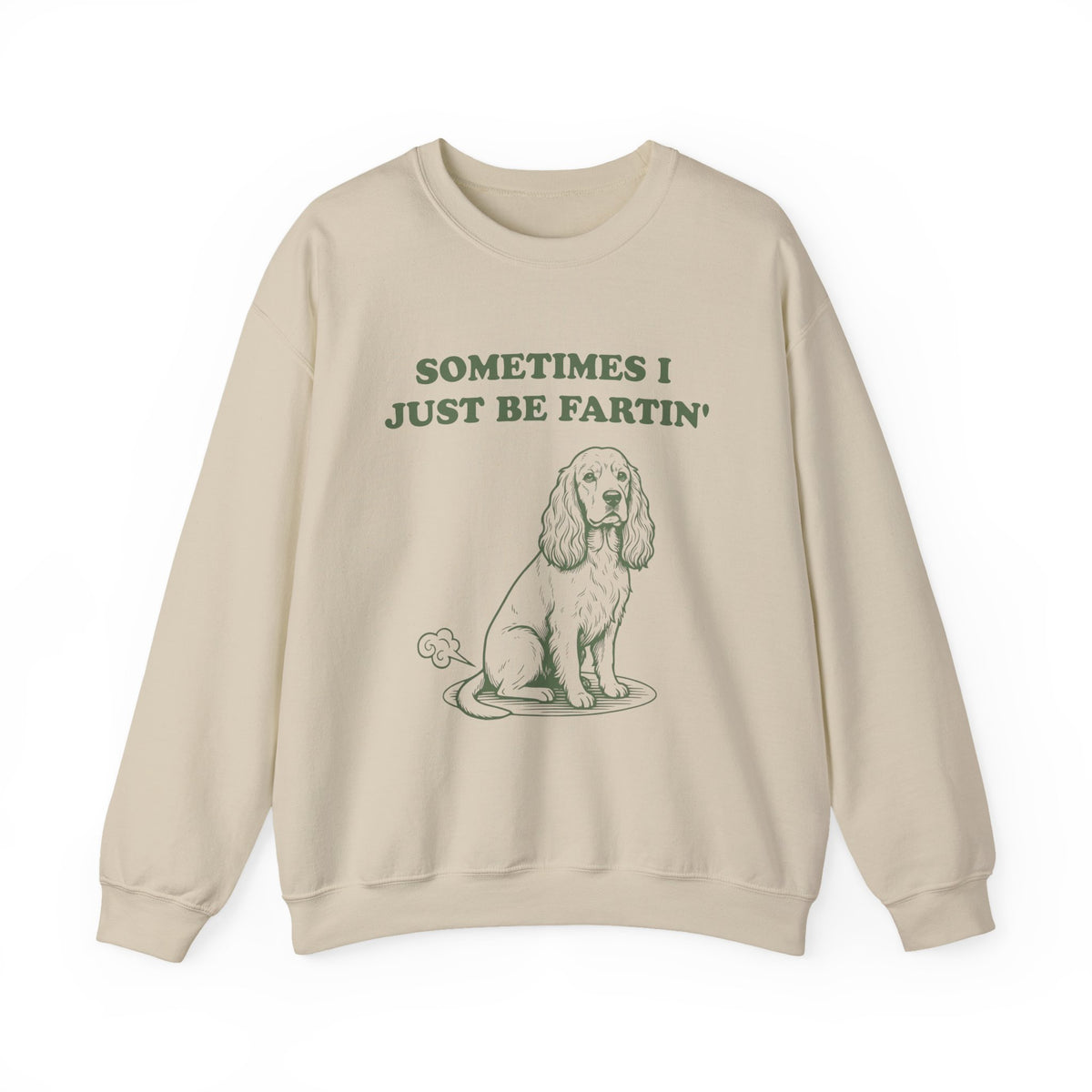 Cocker Spaniel Farts Crewneck Sweatshirt