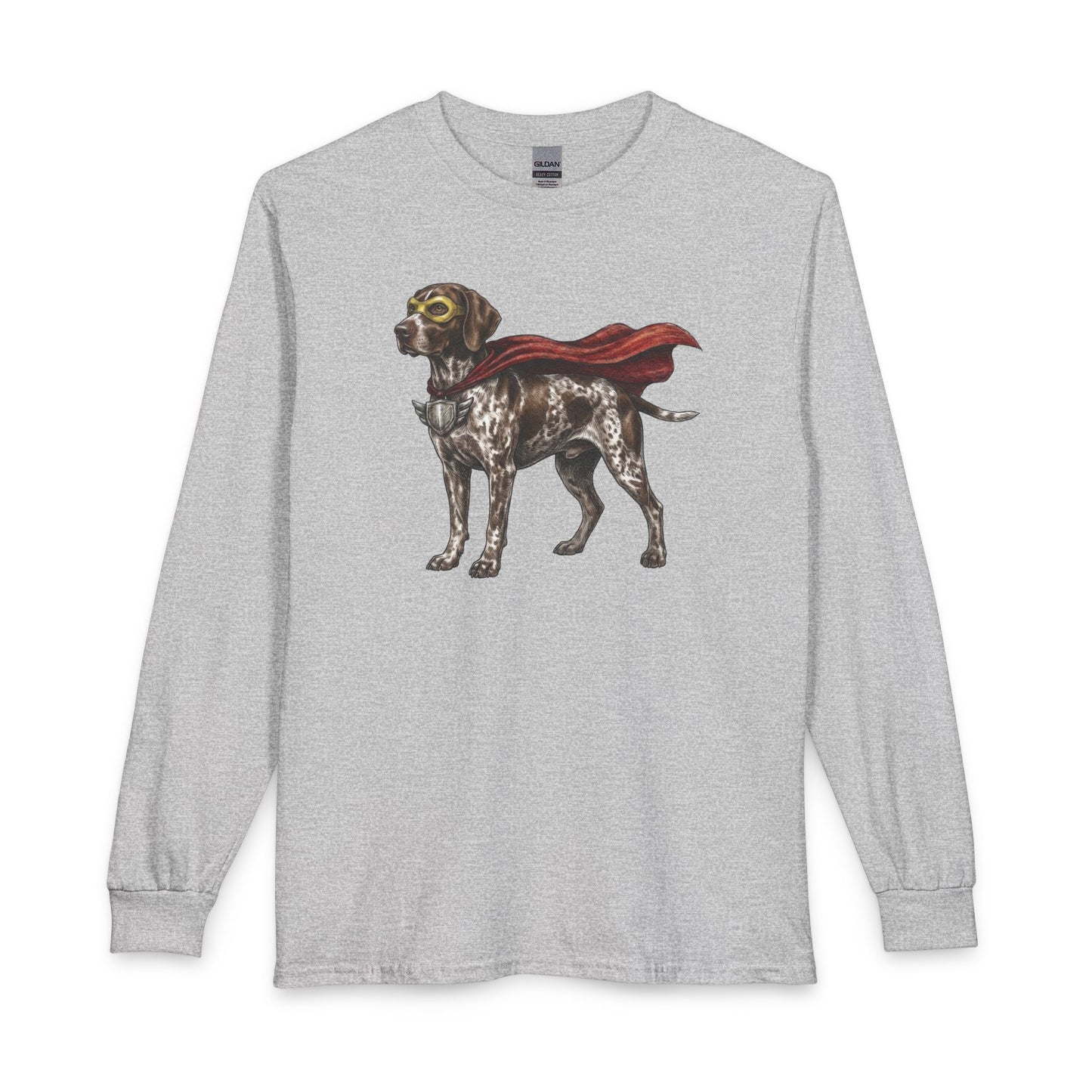 German Shorthaired Pointer Superhero Long Sleeve