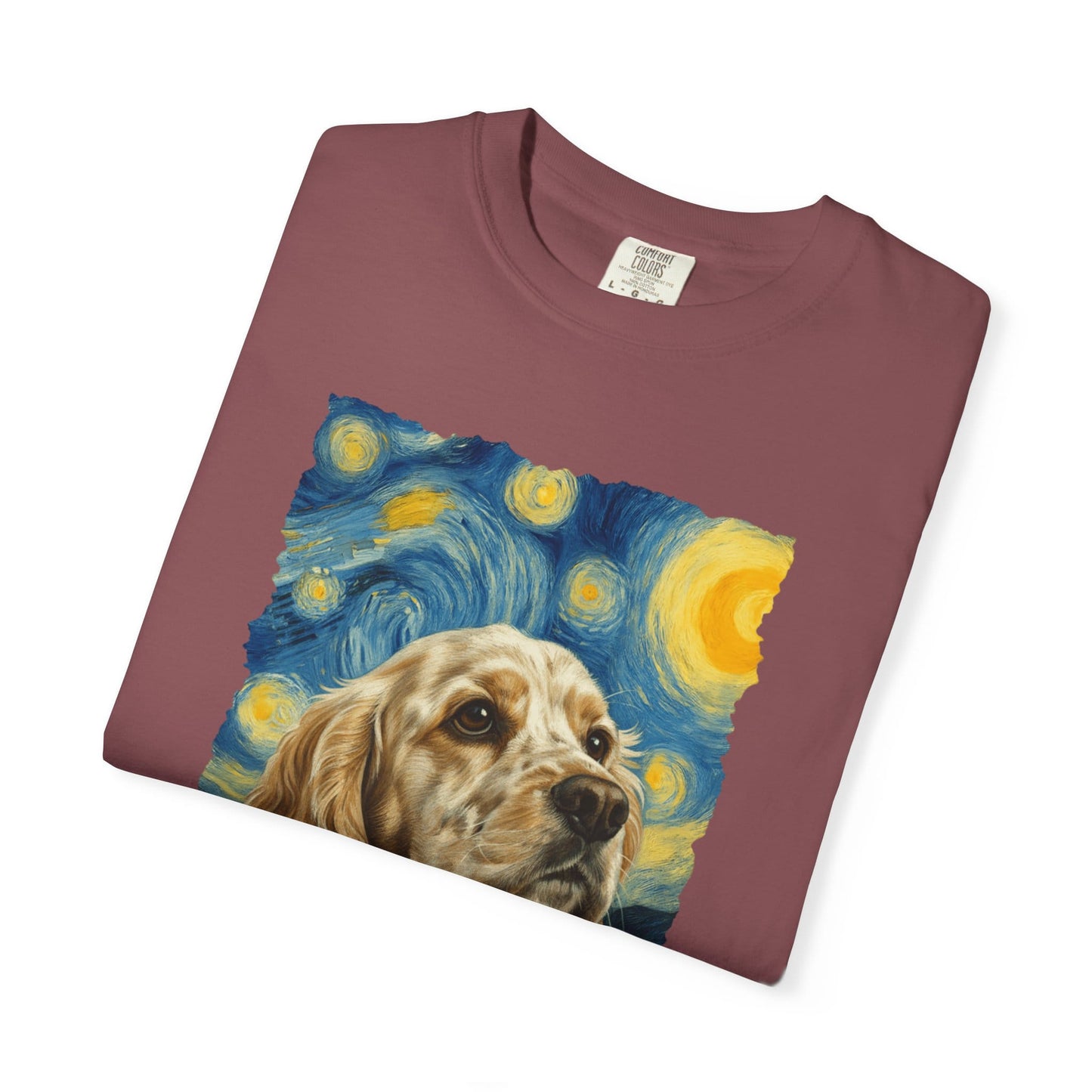 Lemon Roam Spaniel van Gogh Premium Tee