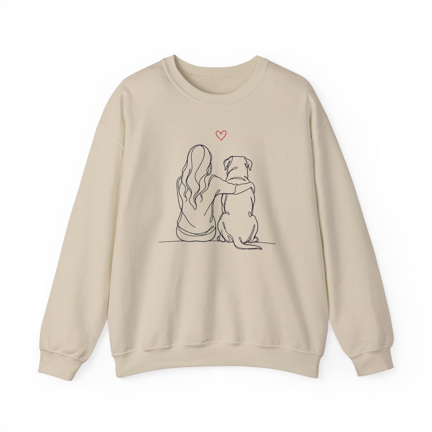 Rottweiler Hug Crewneck Sweatshirt