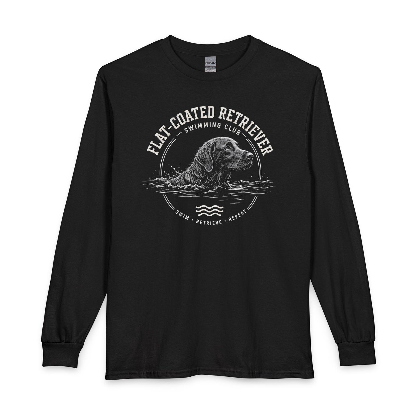 Flat-Coated Retriever Swimming Club Long Sleeve