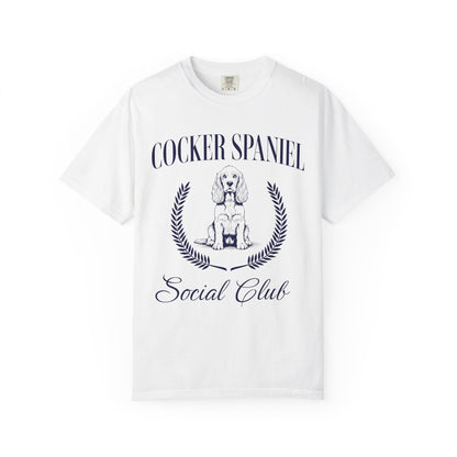 Cocker Spaniel Social Club Premium Tee