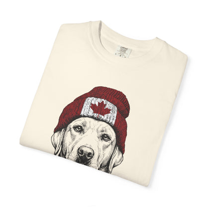 Labrador Canado Beanie Premium Tee