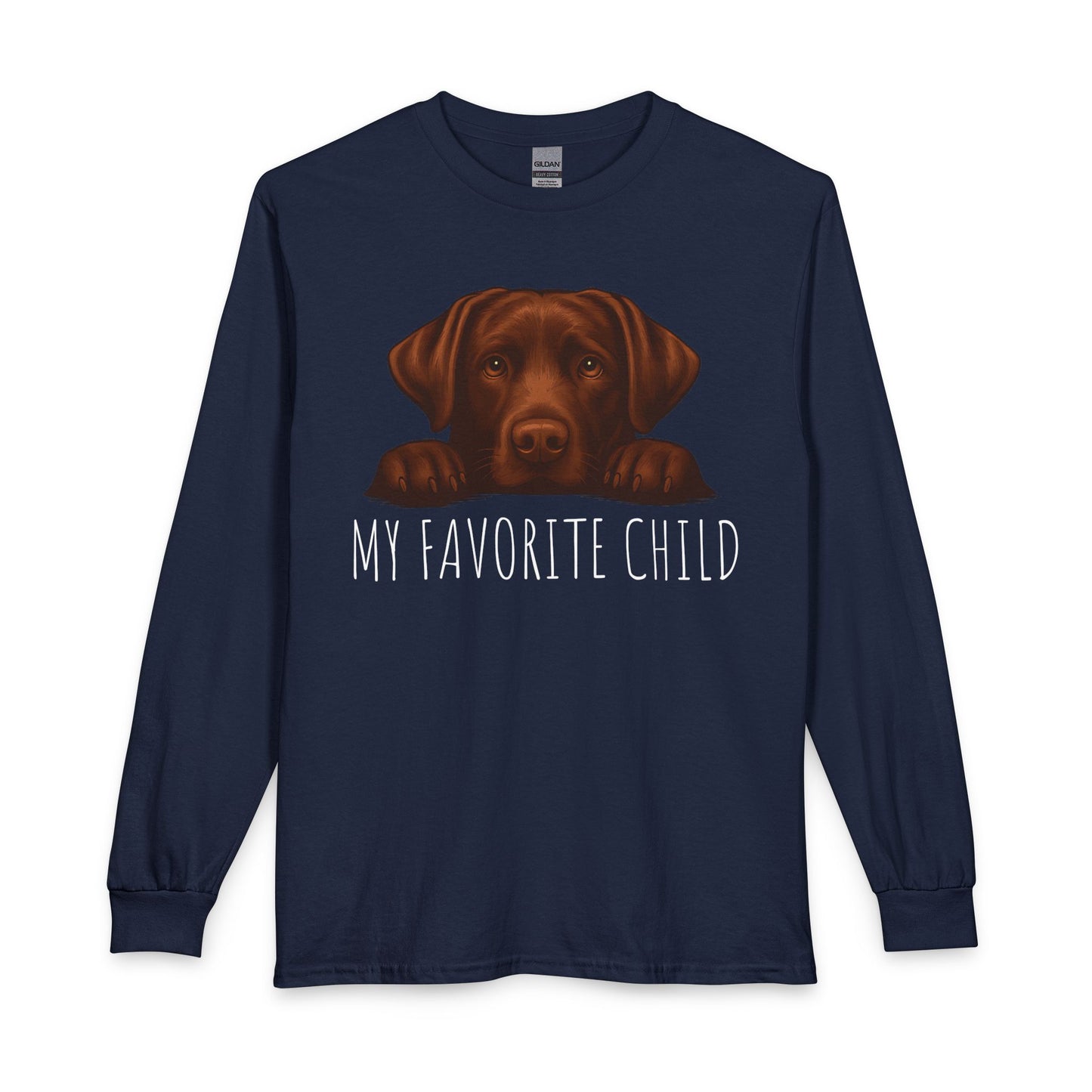 Chocolate Labrador Favorite Child Long Sleeve