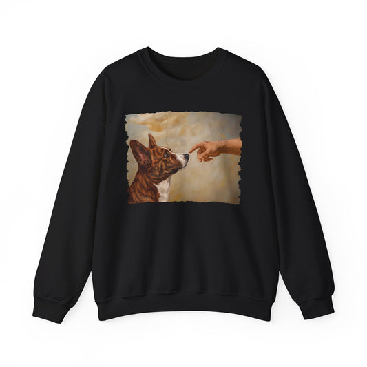 Cardigan Welsh Corgi Red Brindle Creation Crewneck Sweatshirt