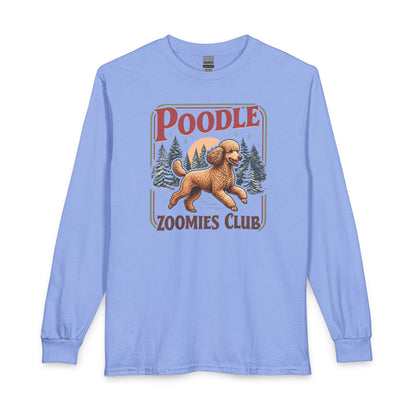 Standard Poodle Zoomies Club Apricot Long Sleeve
