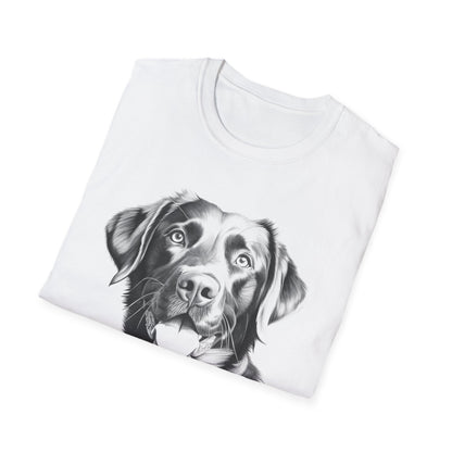 Black Labrador Portrait Graphic Tee