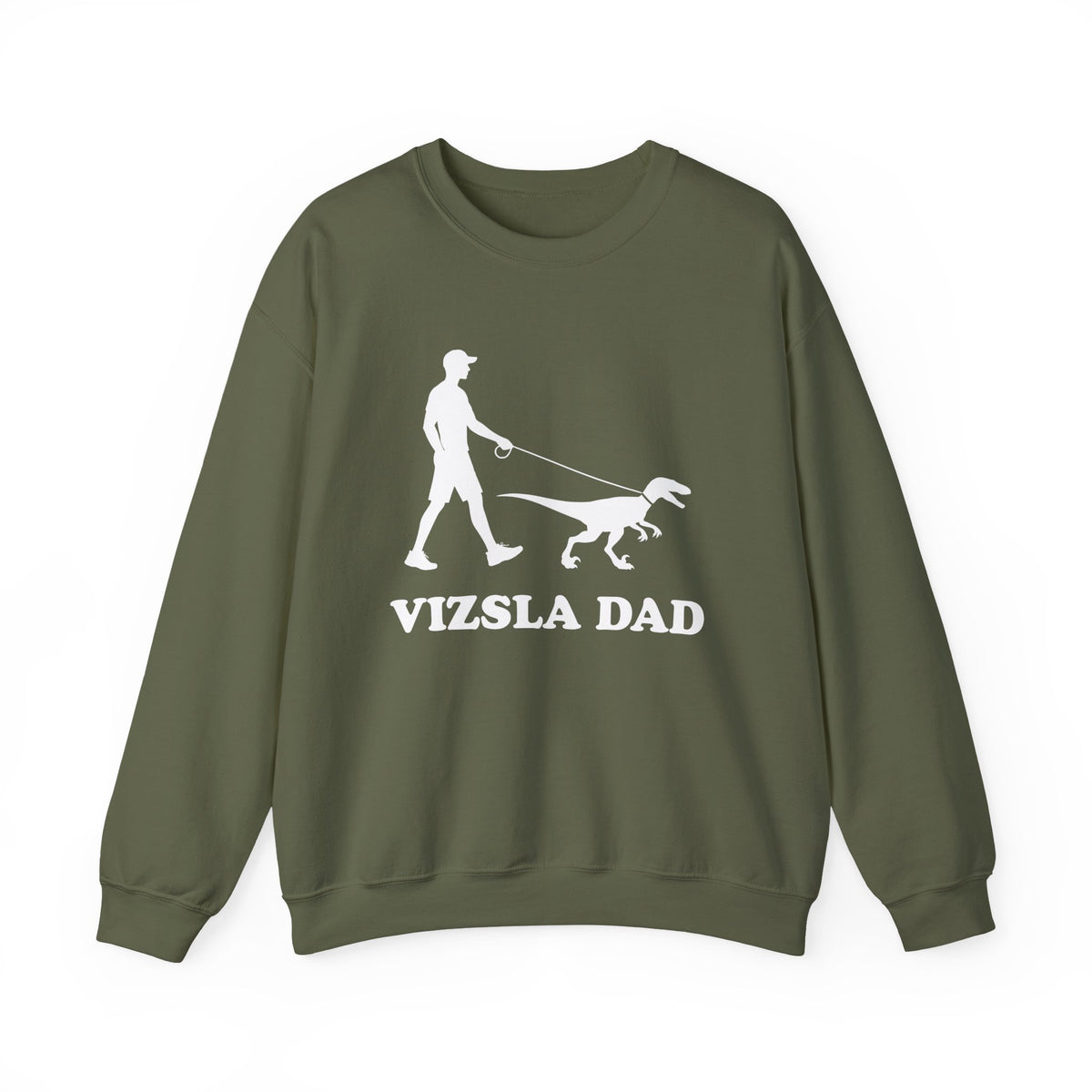 Vizsla Dad Crewneck Sweatshirt