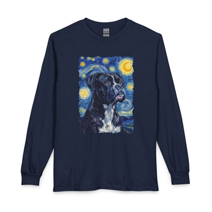 Black Boxer Van Gogh Long Sleeve
