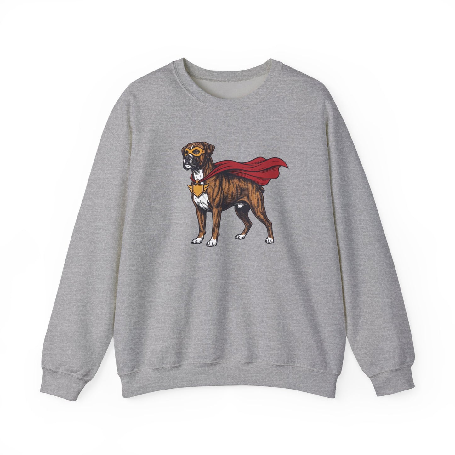 Boxer Superhero Crewneck Sweatshirt