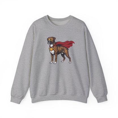 Boxer Superhero Crewneck Sweatshirt