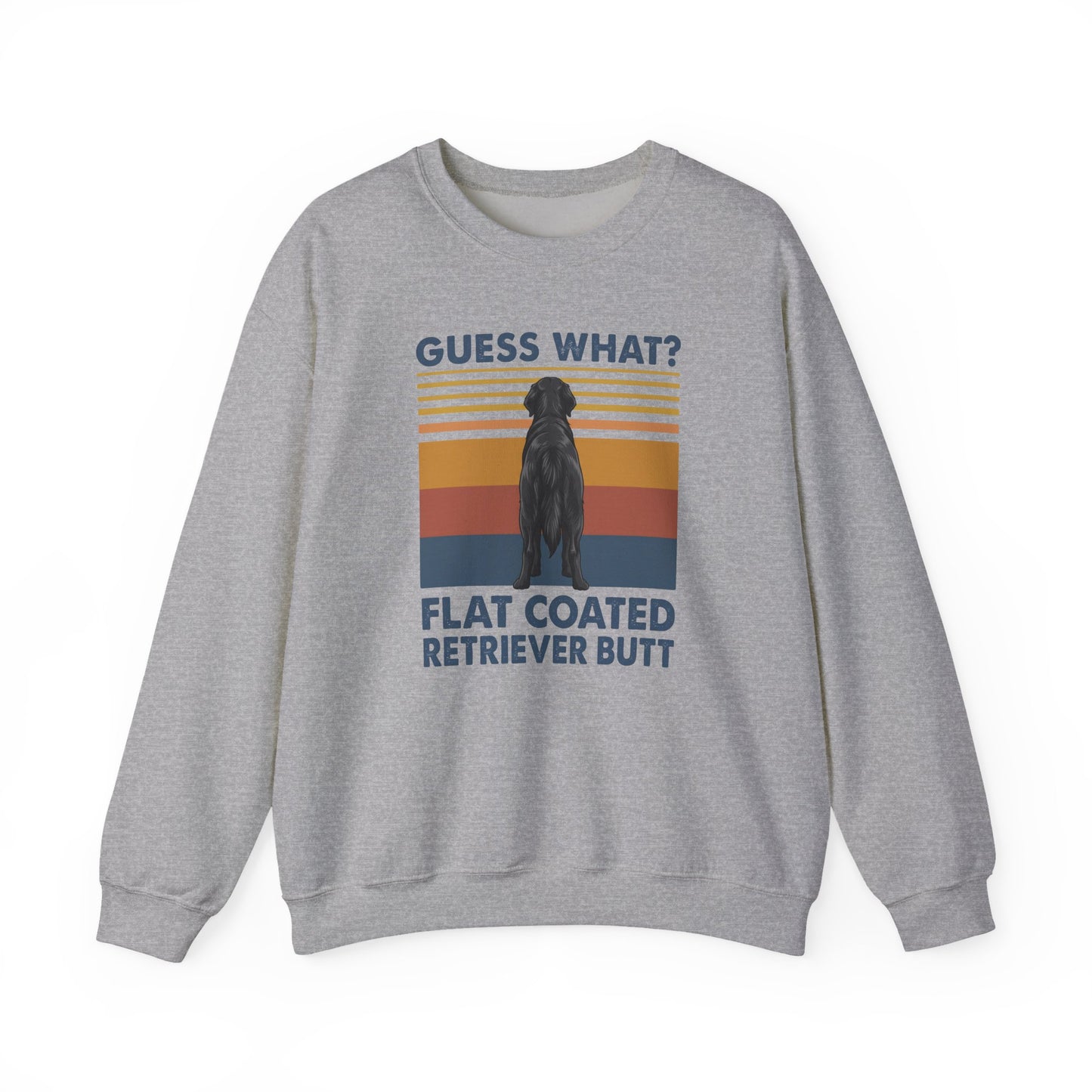Flat Coated Retriever Butt Crewneck Sweatshirt
