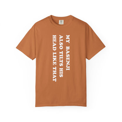 Basenji Tilts His Head Premium Tee