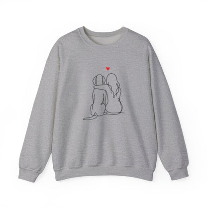 Vizsla Girl Love Crewneck Sweatshirt