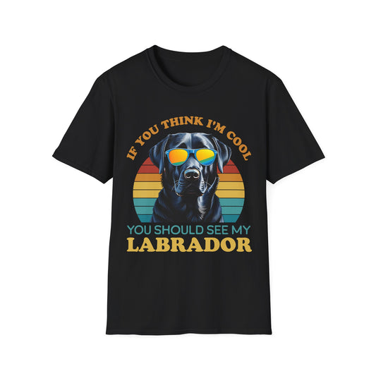 Cool Black Labrador Tee