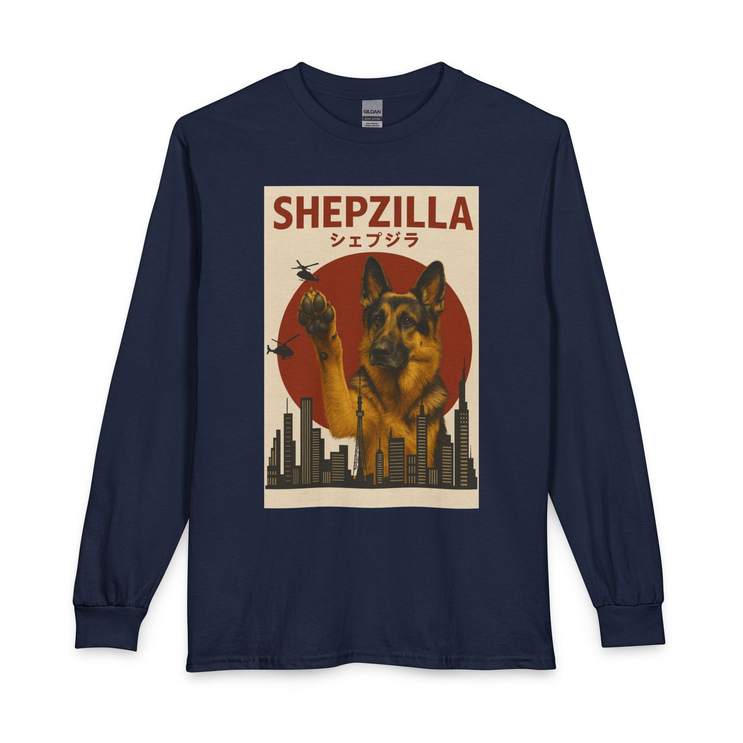 German Shepherd Shepzilla Long Sleeve