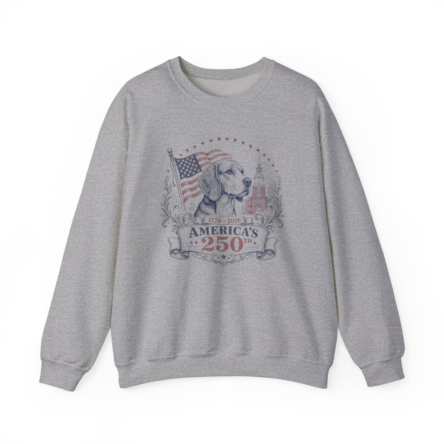 250 Years USA Beagle Crewneck Sweatshirt