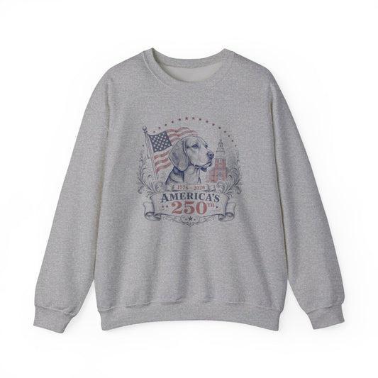250 Years USA Beagle Crewneck Sweatshirt