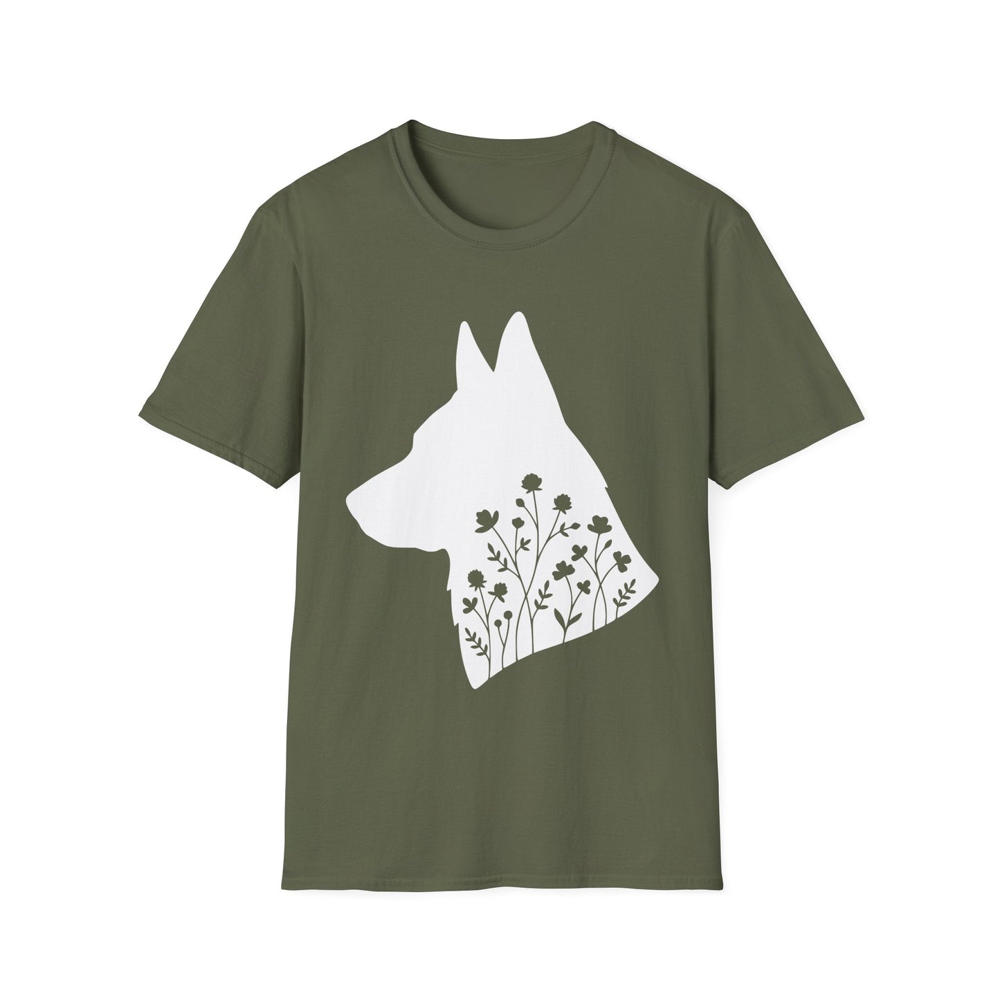 German Shepherd Flowers