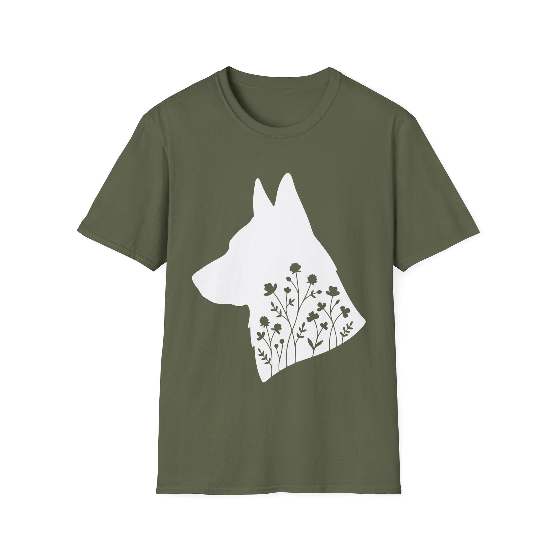 German Shepherd Flowers