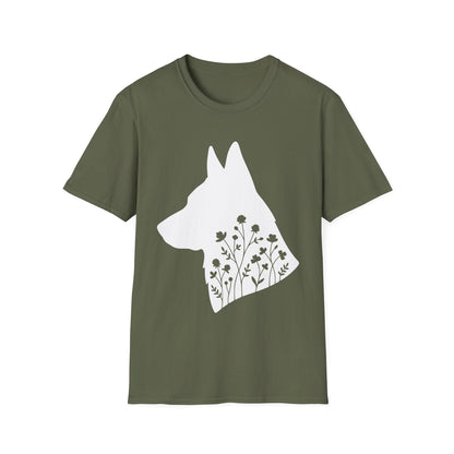 German Shepherd Flowers