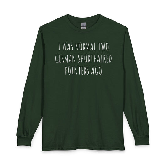 2 German Shoithaired Pointers Long Sleeve