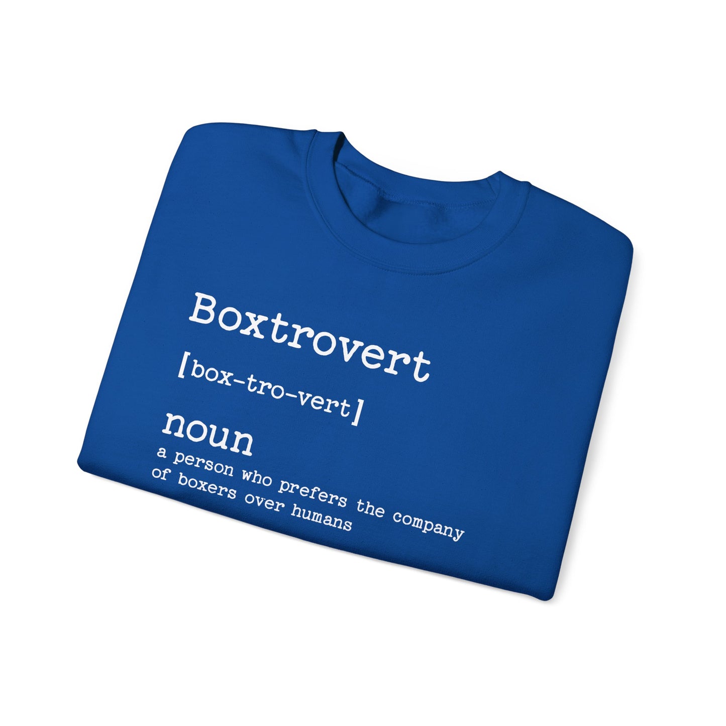 Boxer Boxtrovert Crewneck Sweatshirt