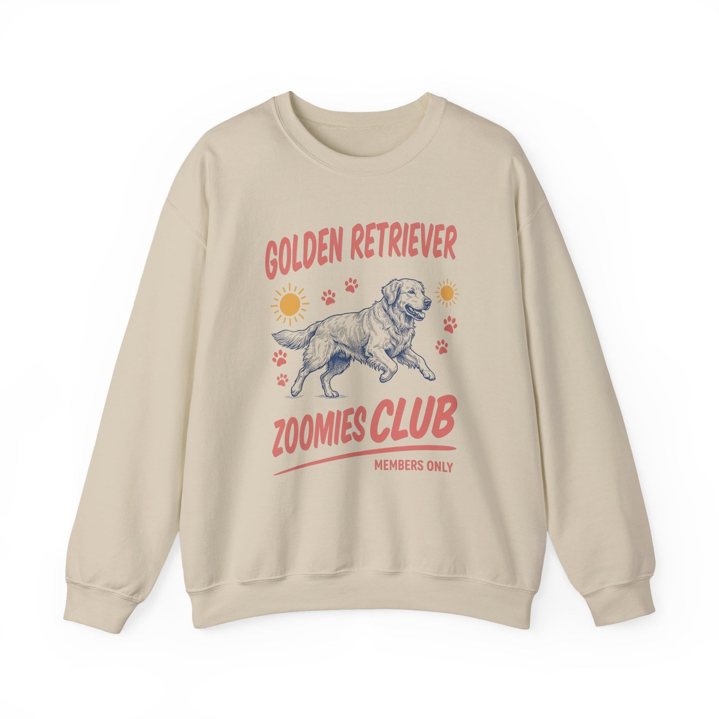 Goldie Zoomies Club Crewneck Sweatshirt Sand