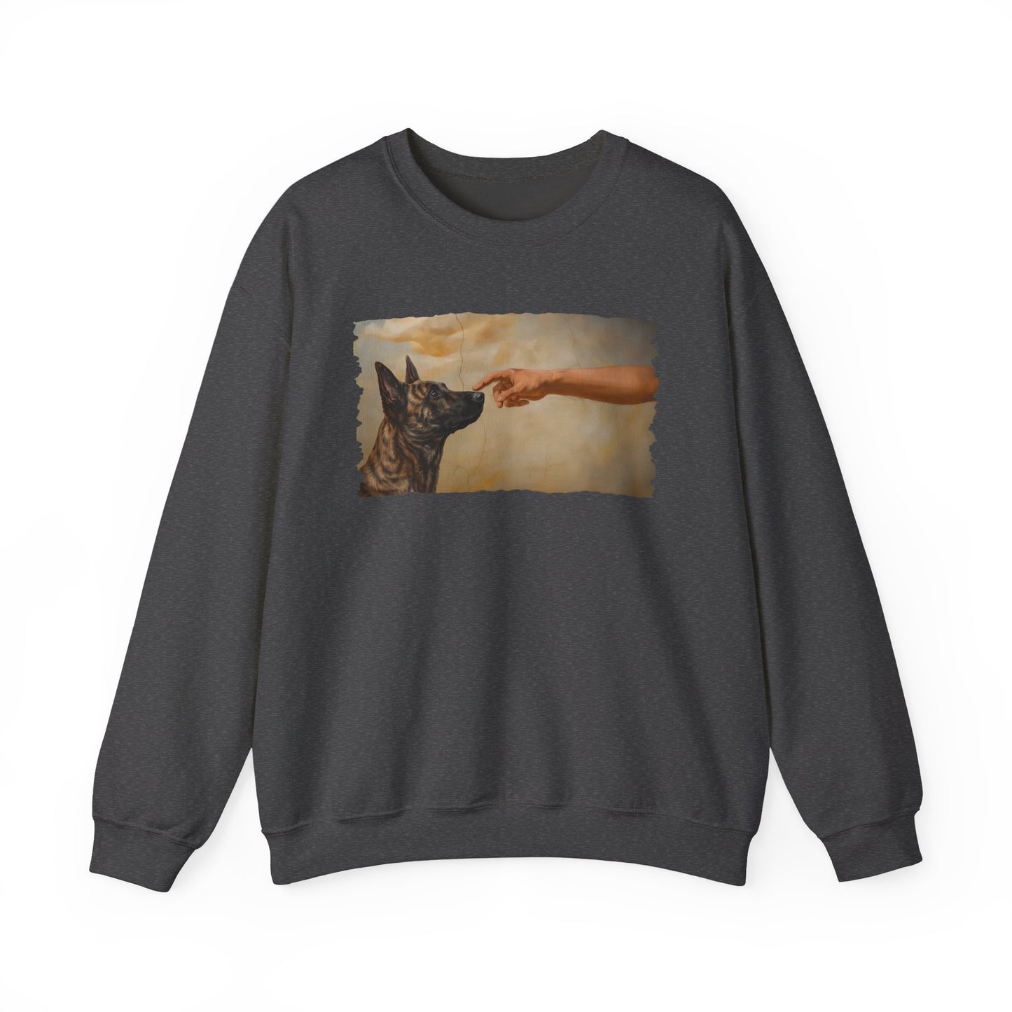 God Creates Dutch Shepherd Crewneck Sweatshirt