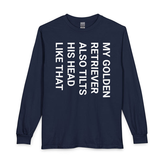 Tilt Head Golden Retriever Long Sleeve