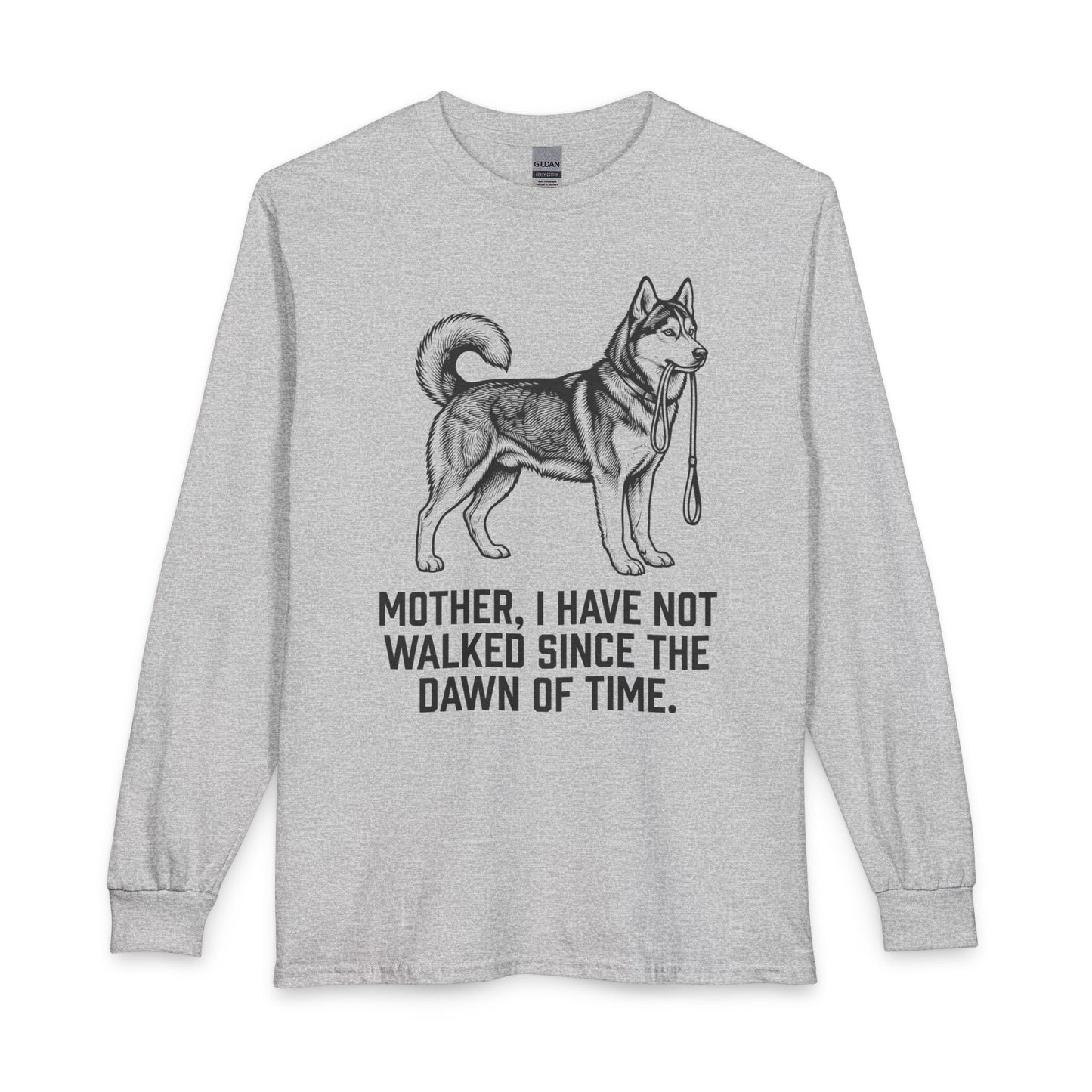 Walking Husky Mother Long Sleeve