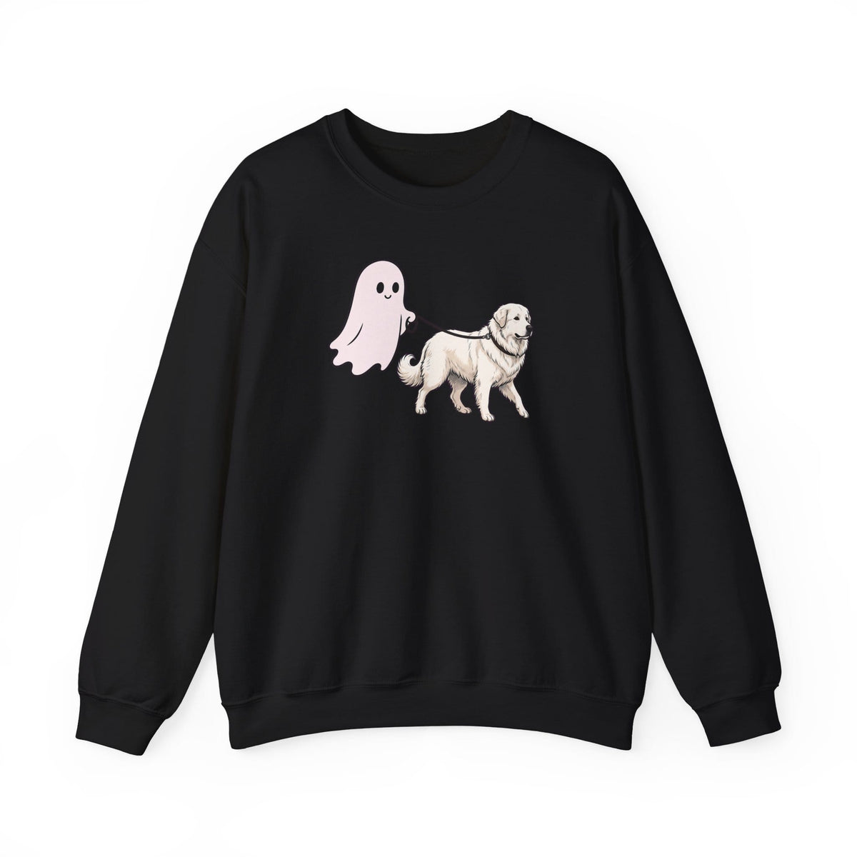 Great Pyrenees Ghost Walk Crewneck Sweatshirt