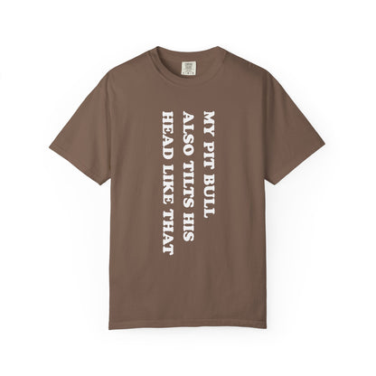 Pit Bull Tilts His Head Premium Tee
