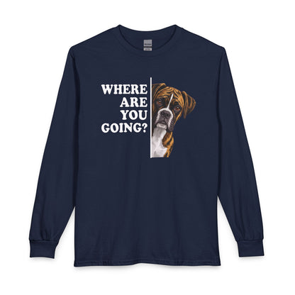 Brindle Boxer Alert Long Sleeve