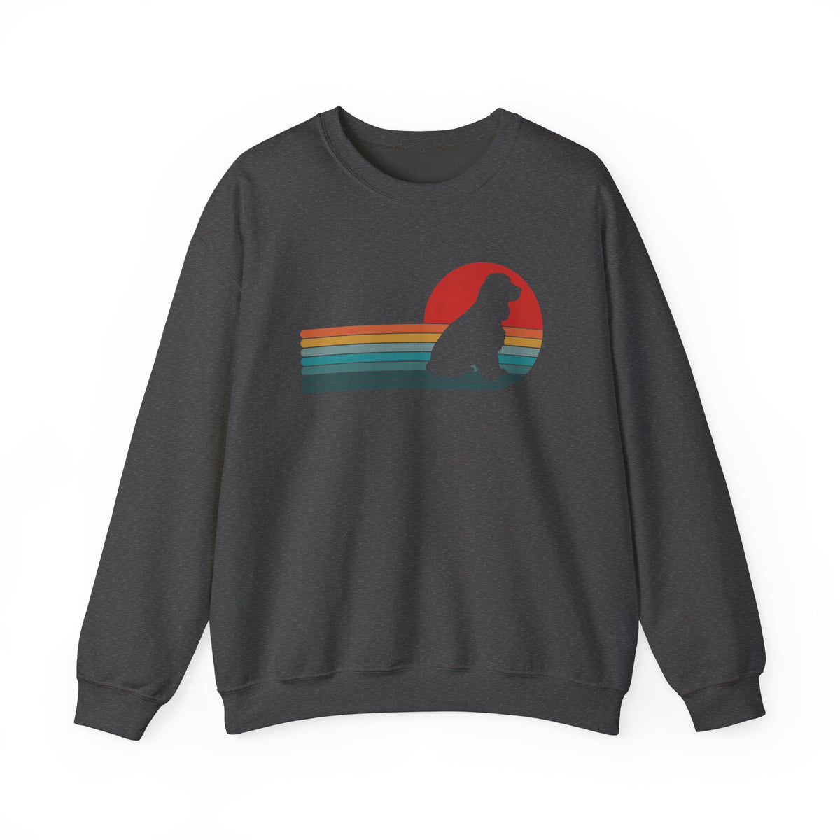 Cocker Spaniel Retro Crewneck Sweatshirt