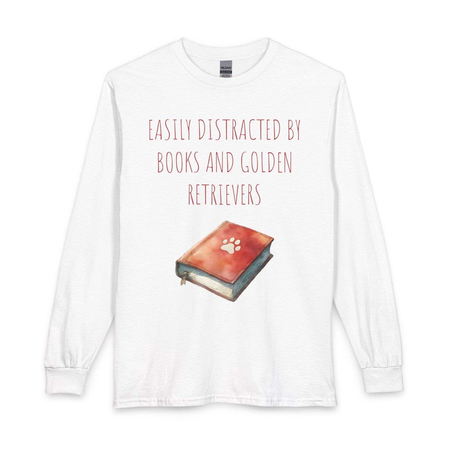 Books and Golden Retrievers Long Sleeve