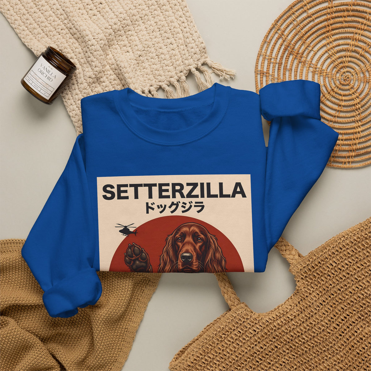Irish Setter Setterzilla Crewneck Sweatshirt