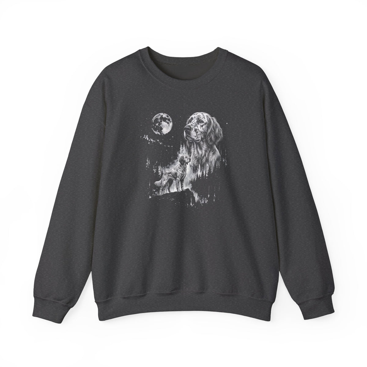 English Setter Moonlight Crewneck Sweatshirt