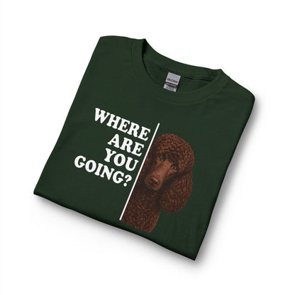 Standard Poodle Where Are You Going Chocolate Long Sleeve