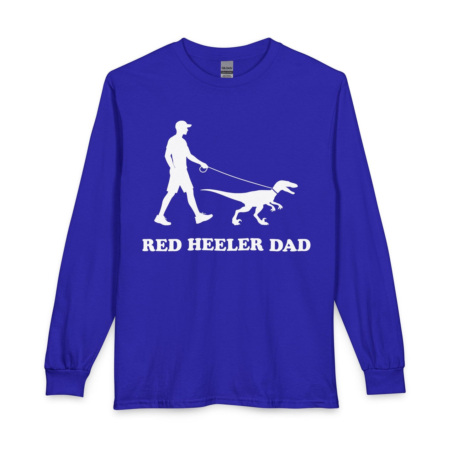 Red Heeler Dad Long Sleeve