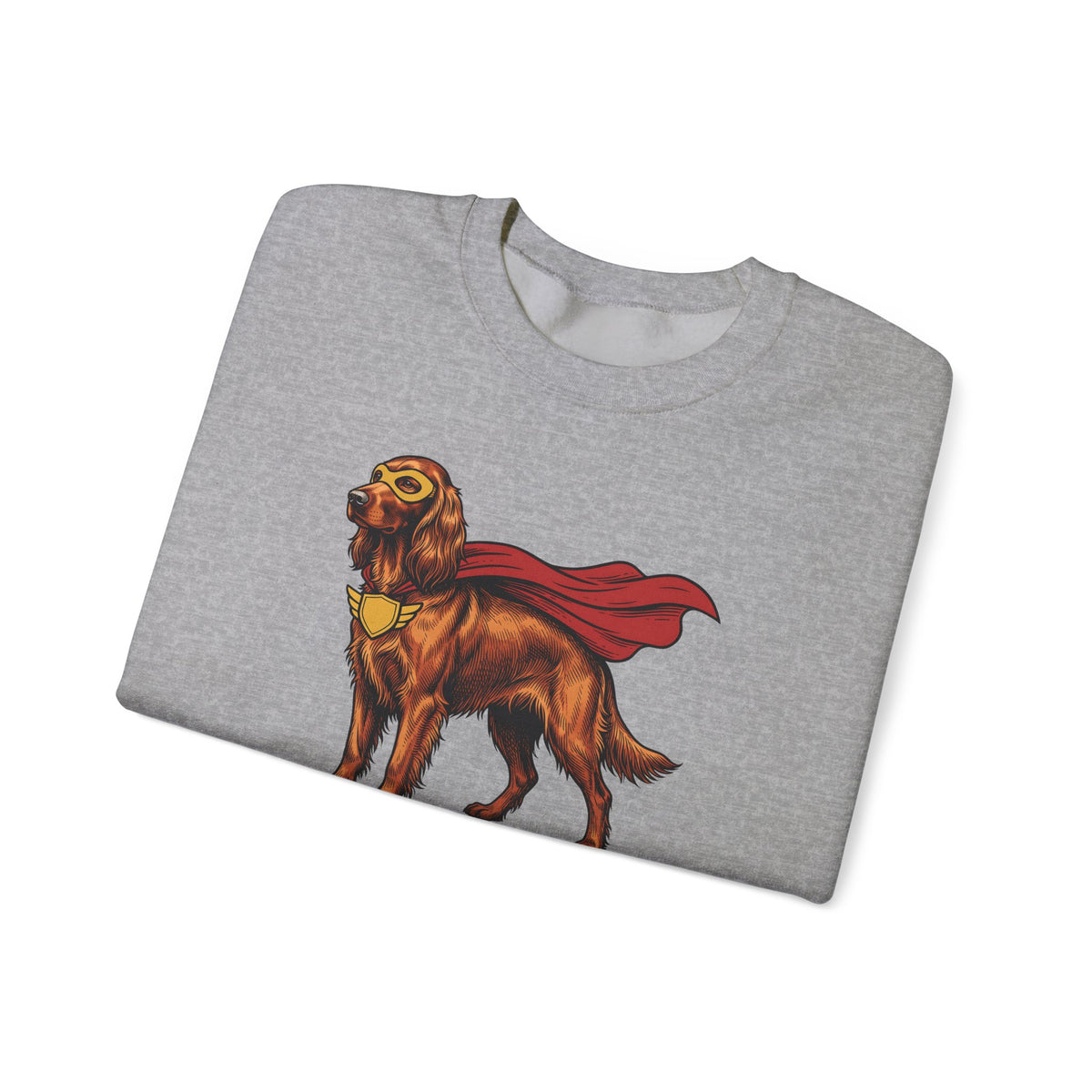 Irish Setter Superhero Crewneck Sweatshirt