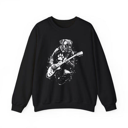 Boxer Guitar Crewneck Sweatshirt